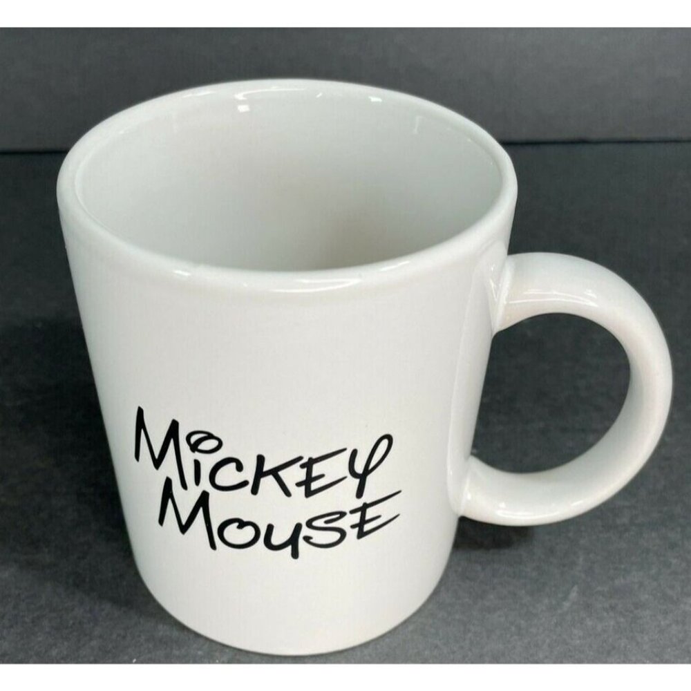 Disney Mickey Mouse White Ceramic Coffee Mug By Monogram